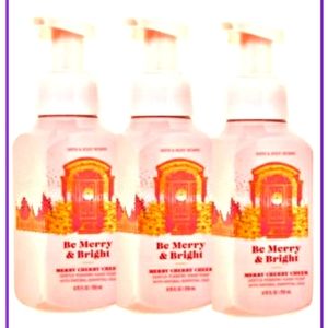 🟩🔥"MERRY CHERRY CHEER" FOAMING HAND SOAP-1 BOTTLE  NEW/BBW
